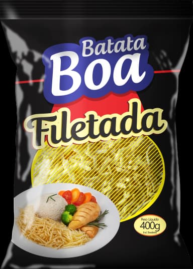 Batata Boa Filetada 1kg